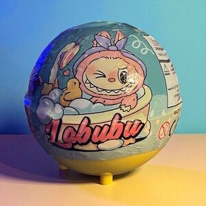 New Labubu Mystery Ball Simulation Game Toy - Blue and Yellow
